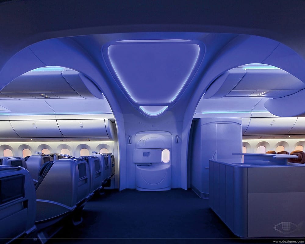 787 mood lighting.