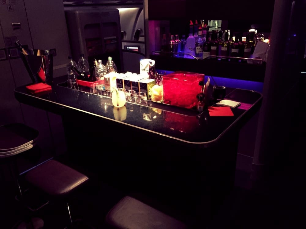 Upper Class bar where I rang in the New Year. Cheers!