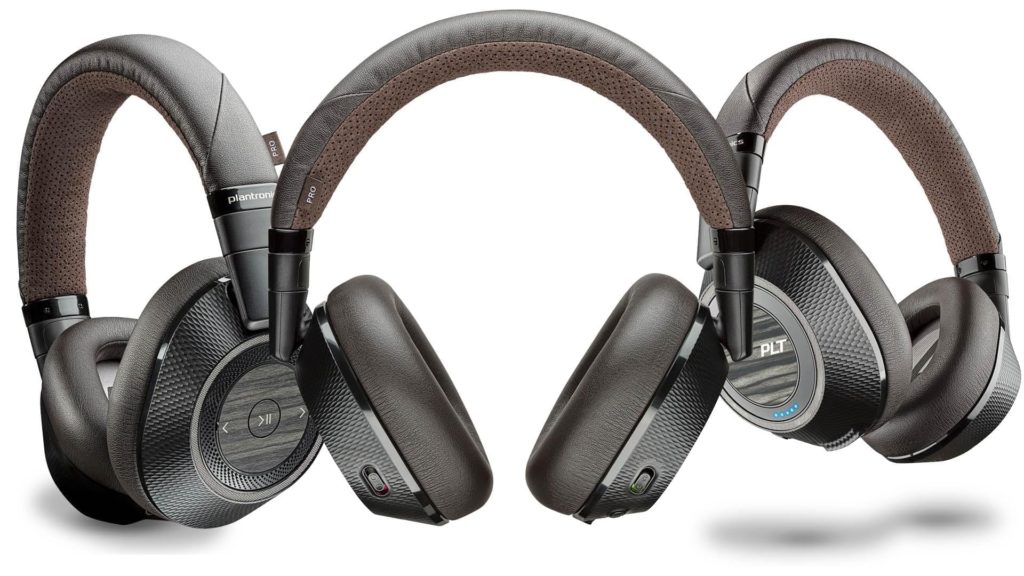 a pair of black and brown headphones