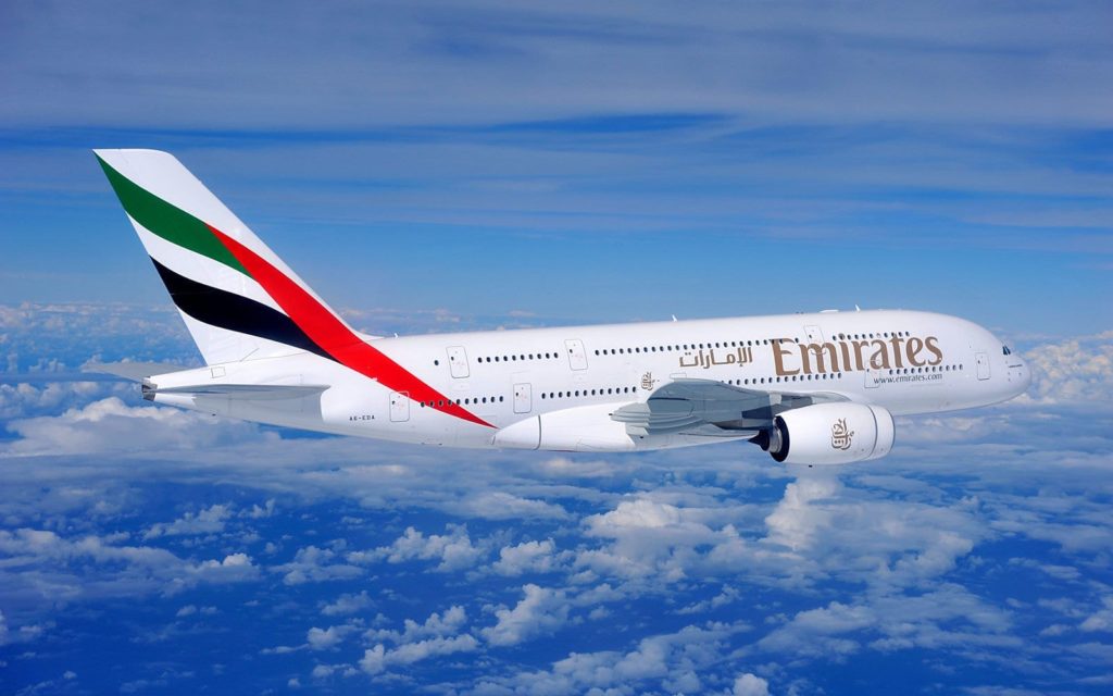 Photo of Emirates a380 flying