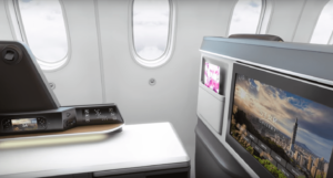eva air 787 dreamliner business class