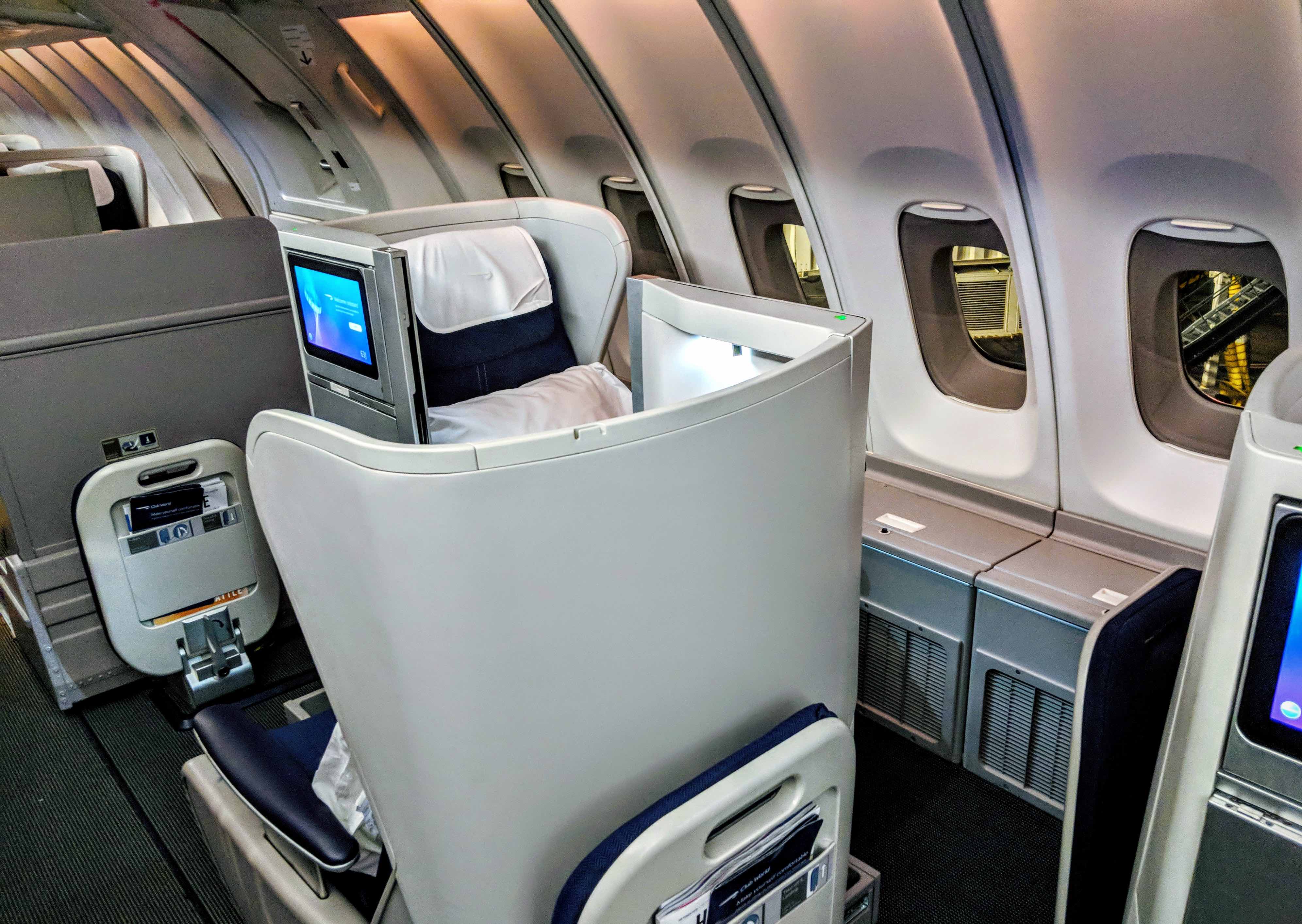 Review British Airways Iconic 747 400 Club World Upper