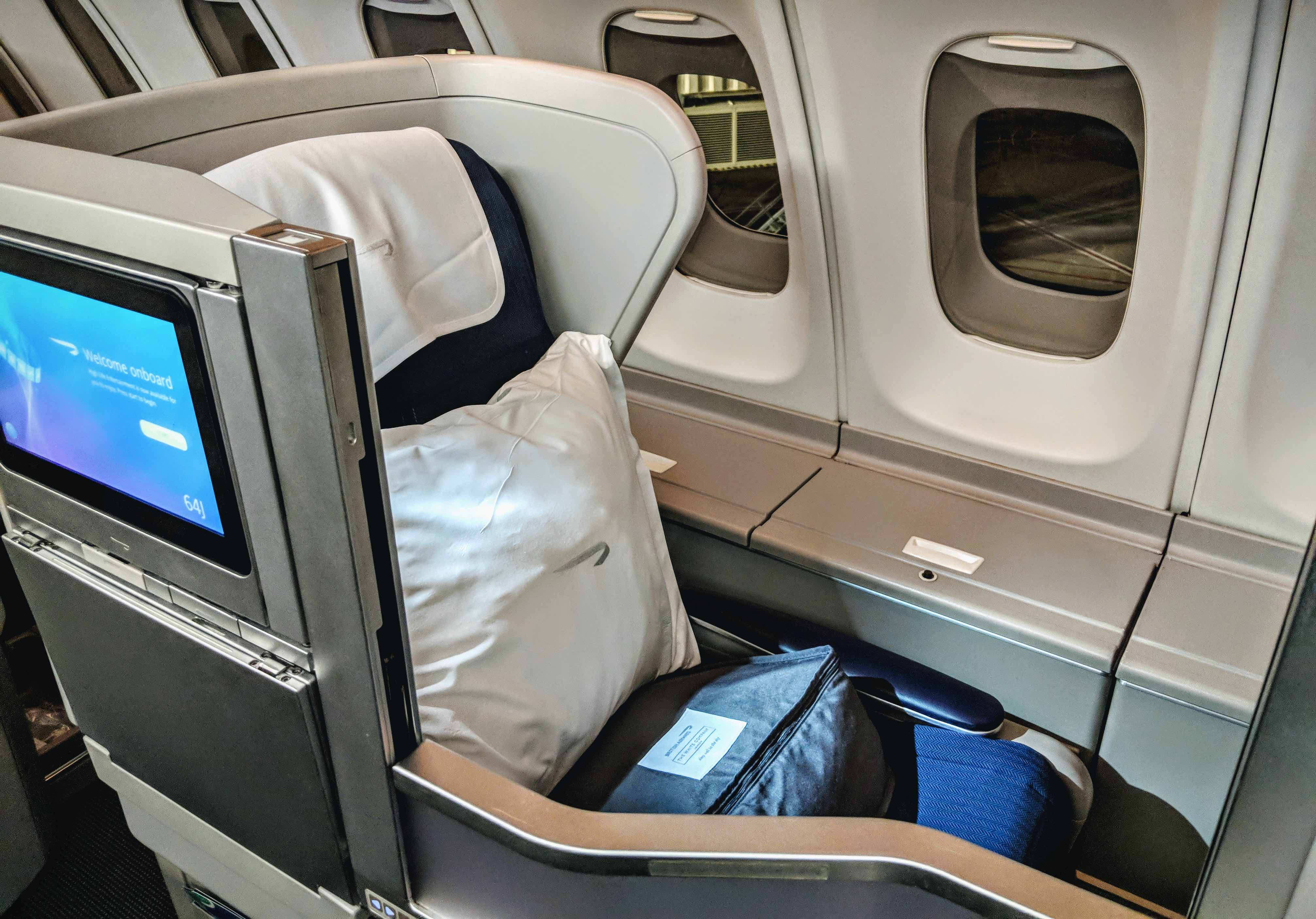 Review British Airways Iconic 747 400 Club World Upper