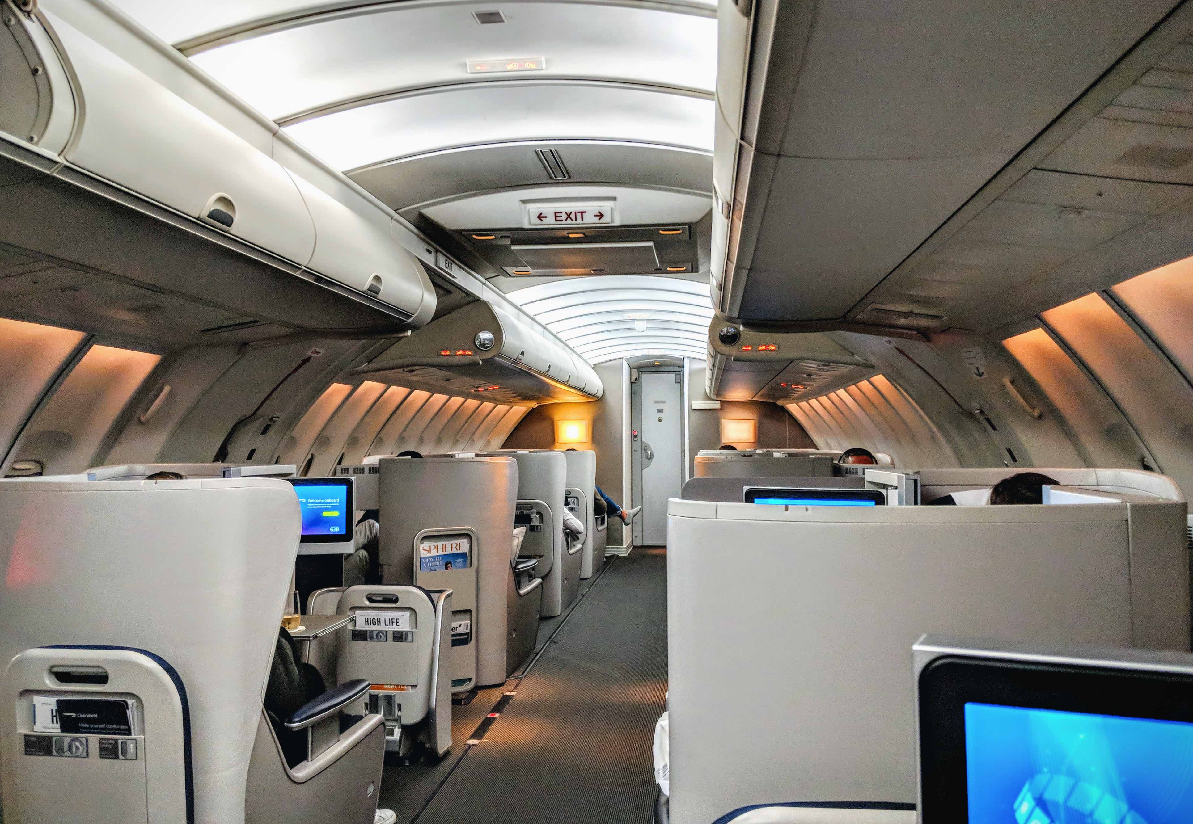 Review British Airways Iconic 747 400 Club World Upper