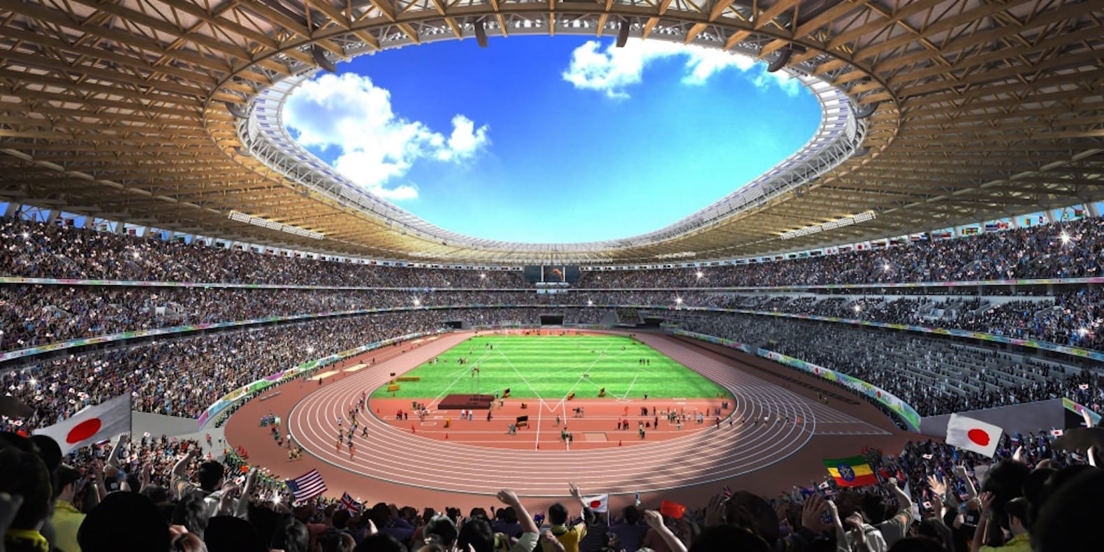 japan olympic stadium design