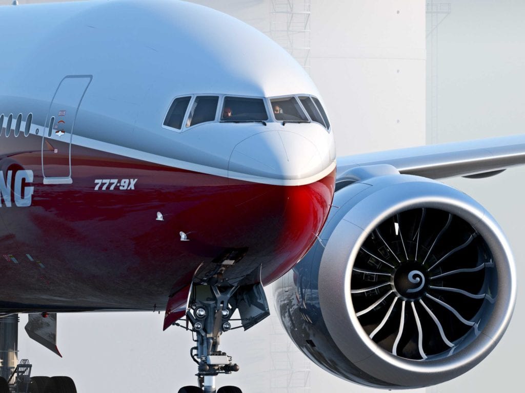 Porta do Boeing 777X explode durante testes