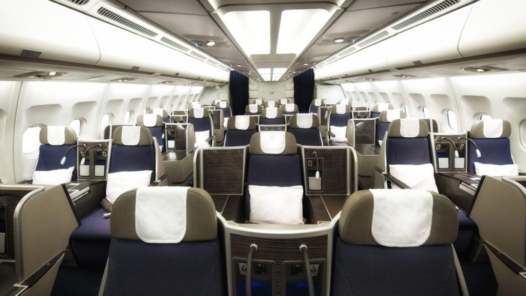 Brussels Airlines Business Class Cabin