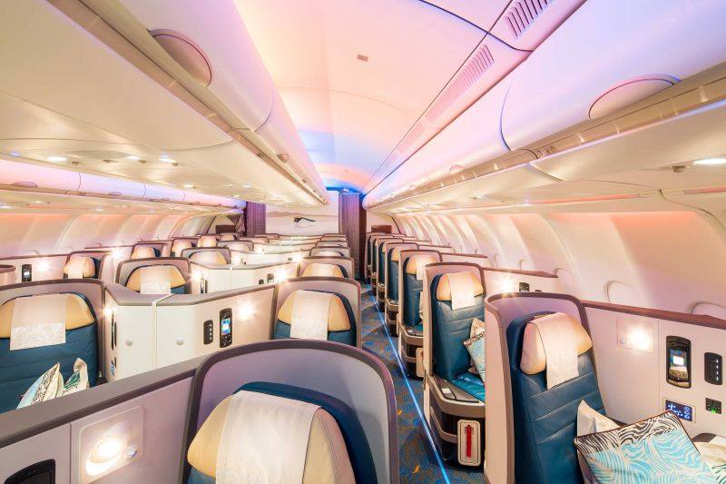 SriLankan Airways Business Class Cabin