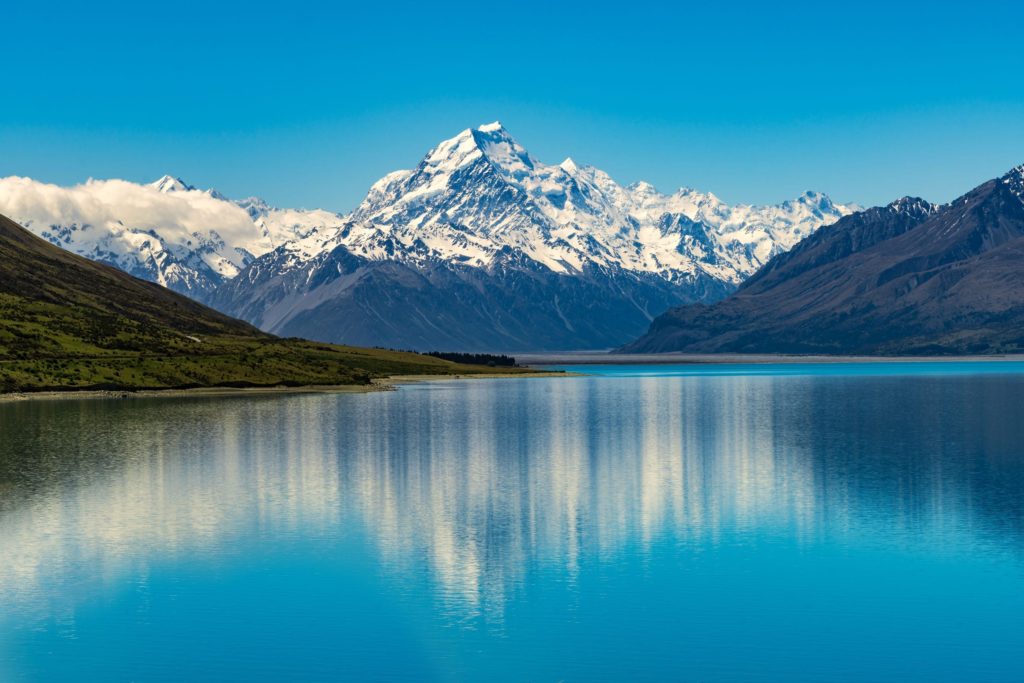 Mount Cook in New Zealand