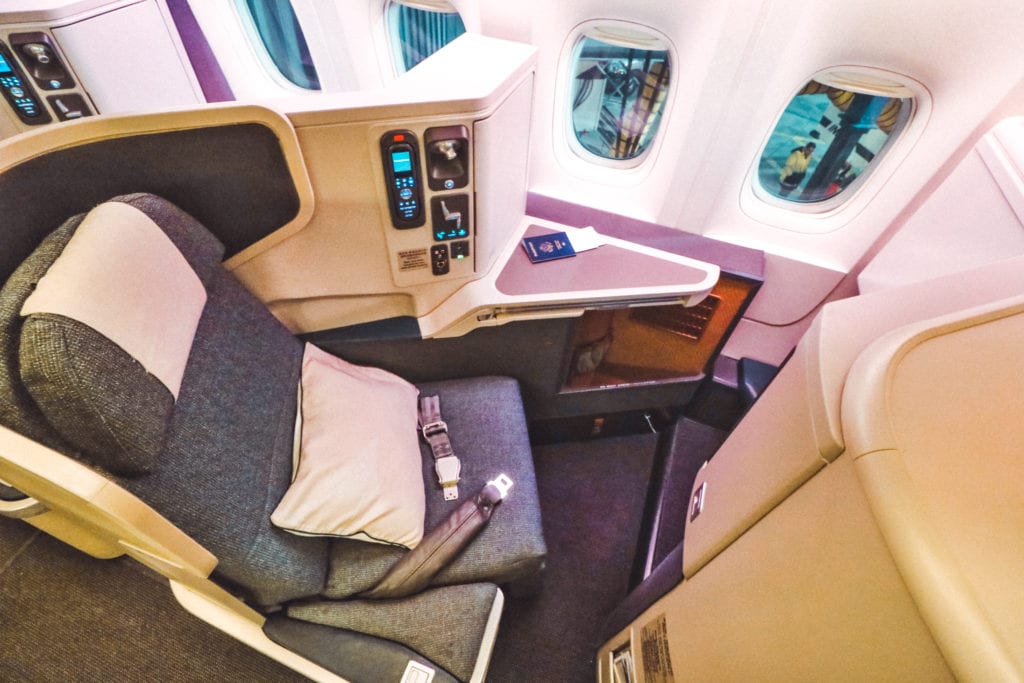 Cathay Pacific Business Class Seat B777