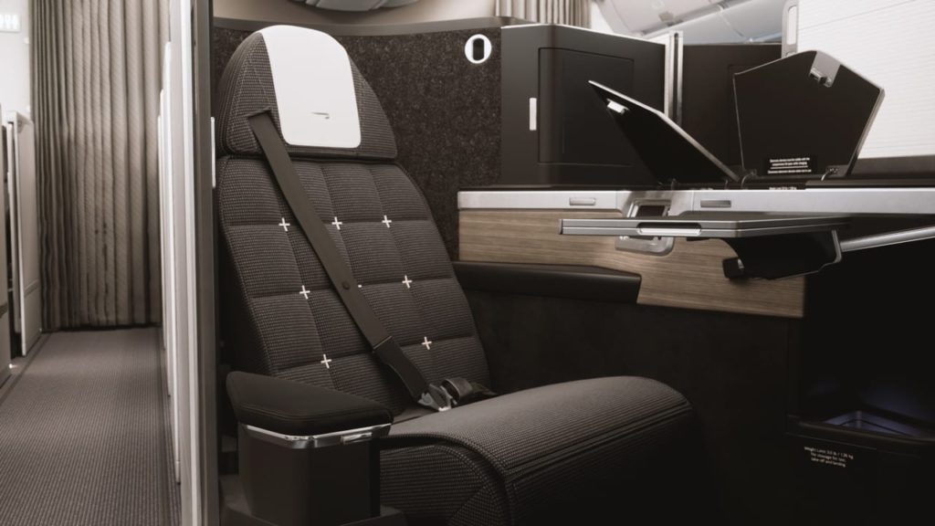 british airways business class seat