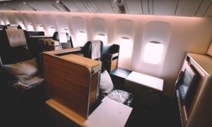 swiss 777 business class throne seat