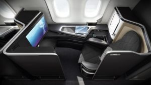 British Airways "new" first class will be a modified version of this seat, with the door closed.
