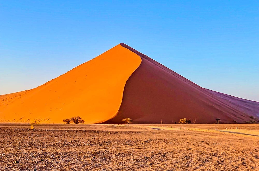a large sand dune in the desert