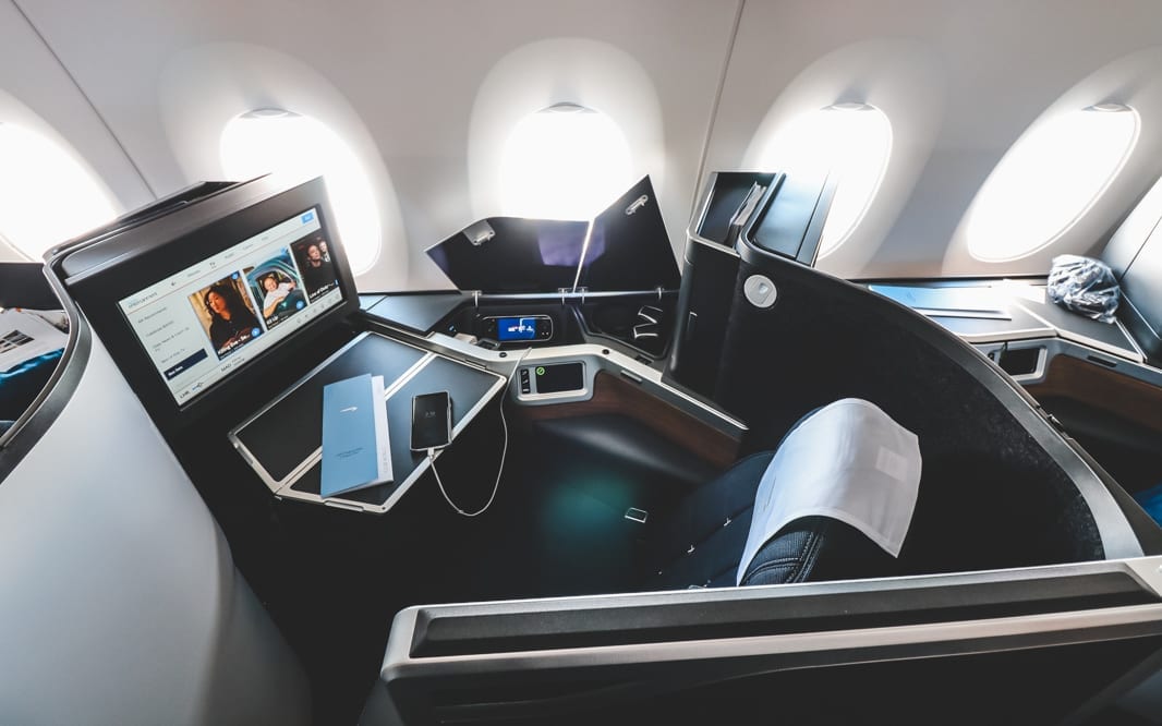 British Airways 787 Business Class