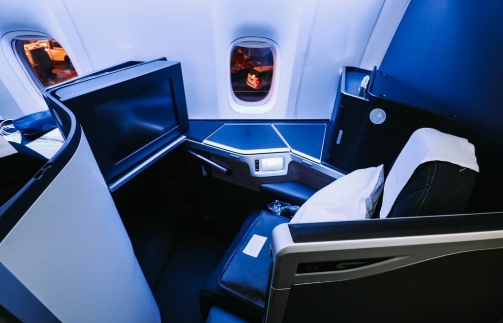 BA 777 Business Class Seat Map