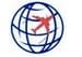 a logo of a globe