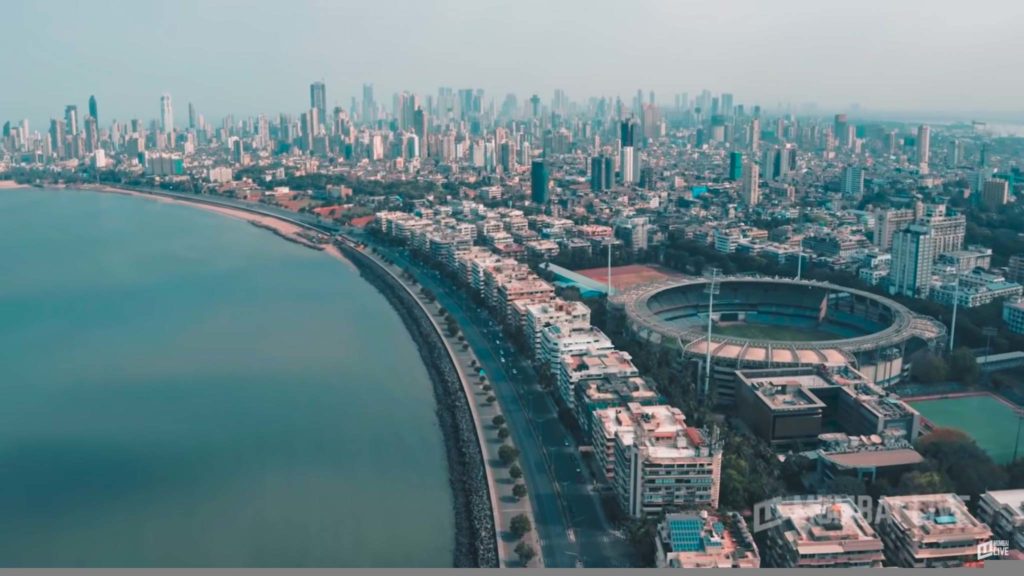 Coronavirus Drone Video Shows Bustling Mumbai Empty...