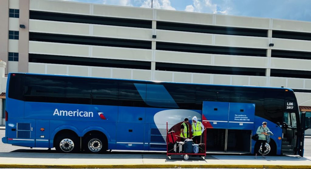 American Airlines Bus