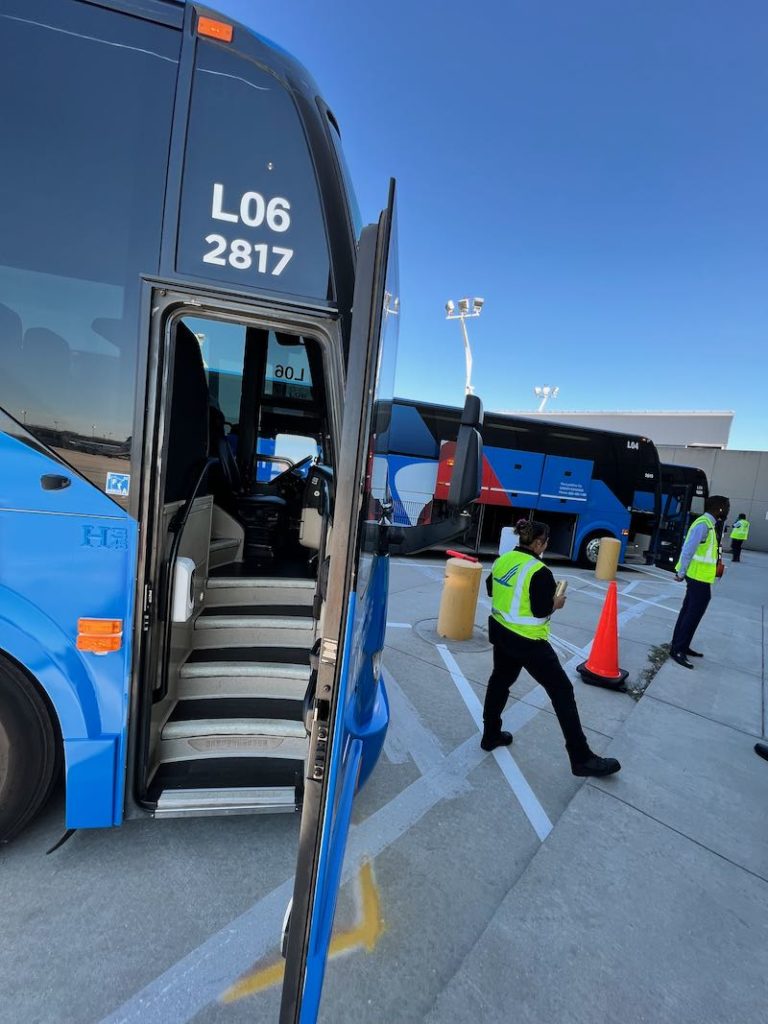 Bus Boarding Philadelphia Airport (PHL) Airside