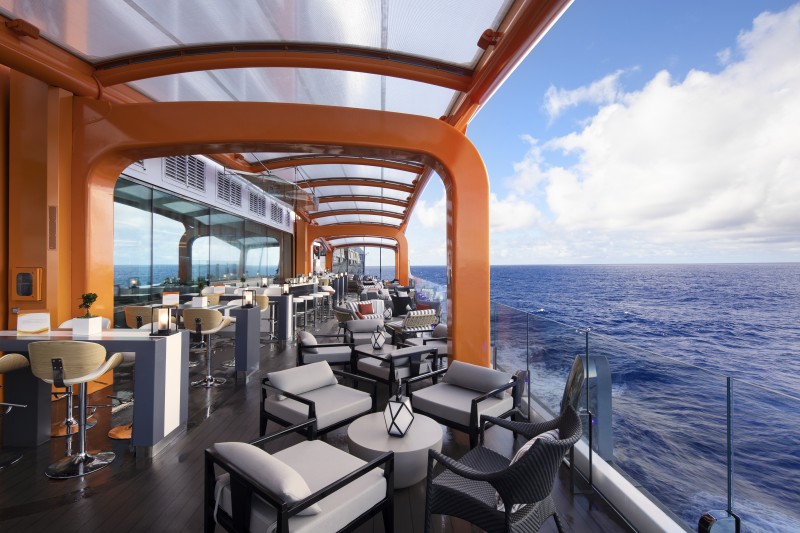 a restaurant on a cruise ship